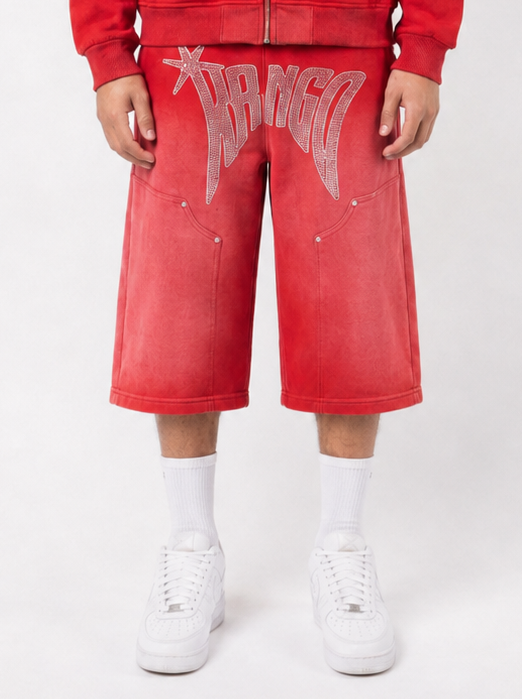 KANGO STAR SHORTS (RED)